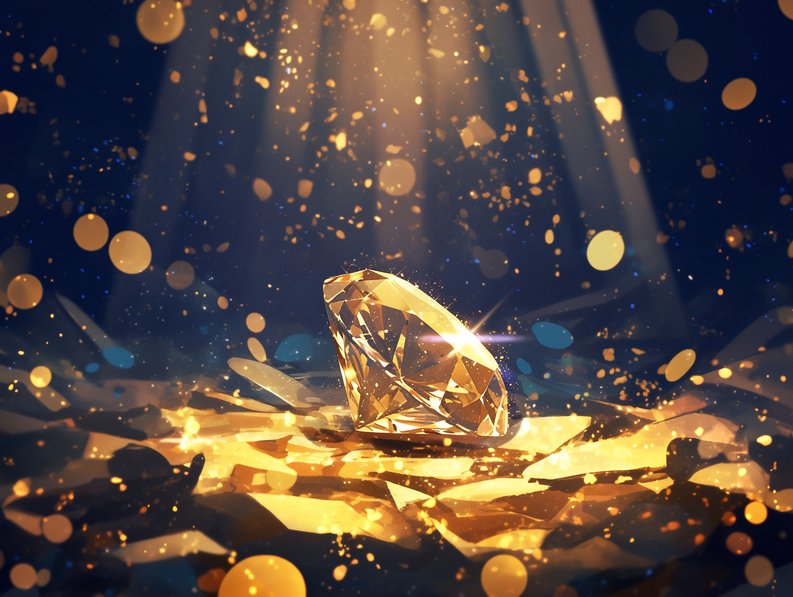 Liyas Gold and Diamonds background